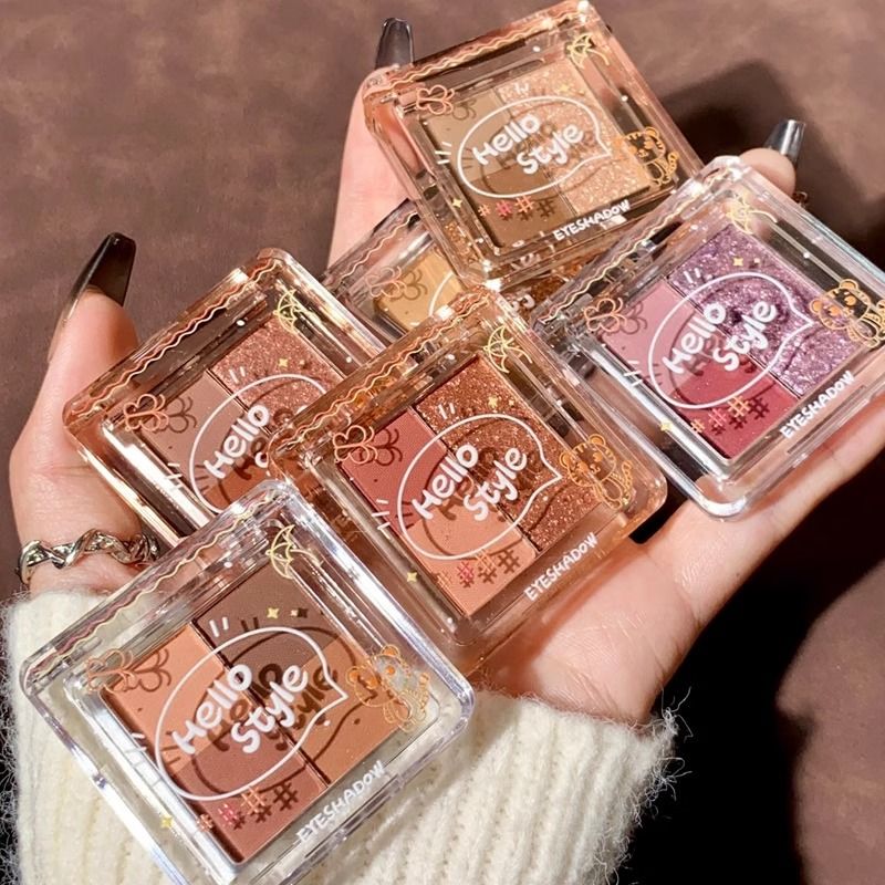 正品23年新品冰葡萄眼影盘三色小萌新蔷薇四色乌云软糖小众旗舰店