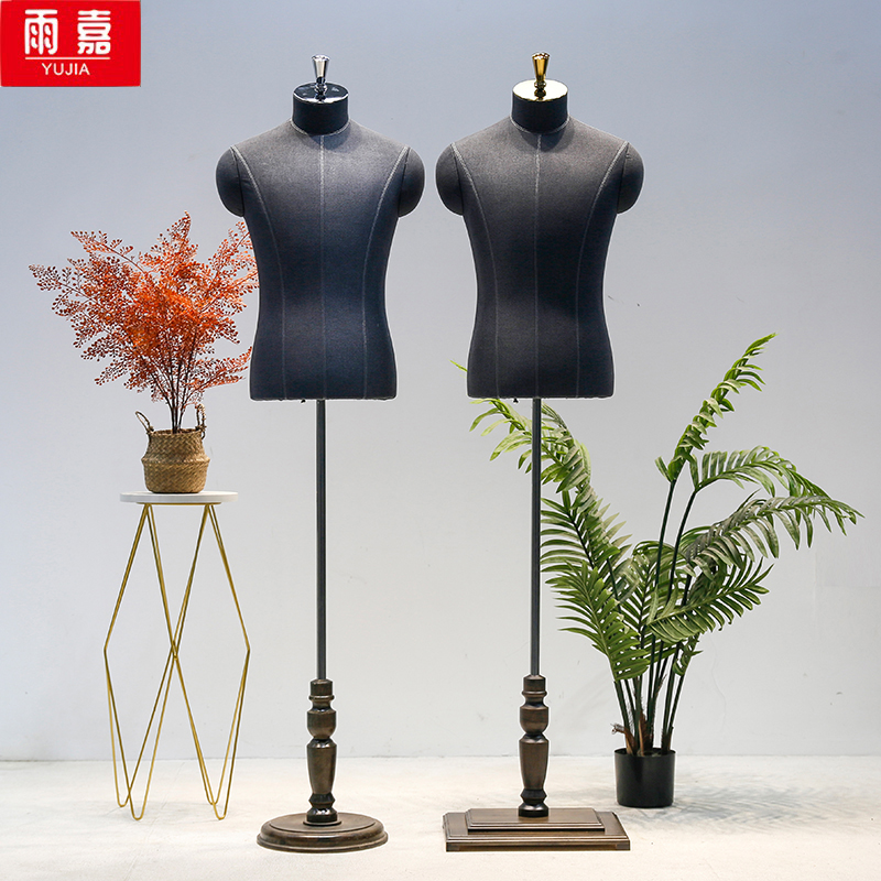 高端商务西装模特道具男全身人台服装店西服定制店橱窗半身展示架