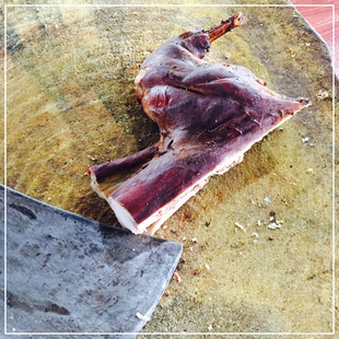 去皮烟熏兔【一斤装 切片真空】泰顺特产一店 烟熏兔子肉 兔子