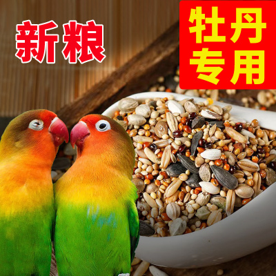 牡丹鹦鹉专用粮鸟粮麻子谷子油葵油葵小瓜子饲料加纳利子训练零食