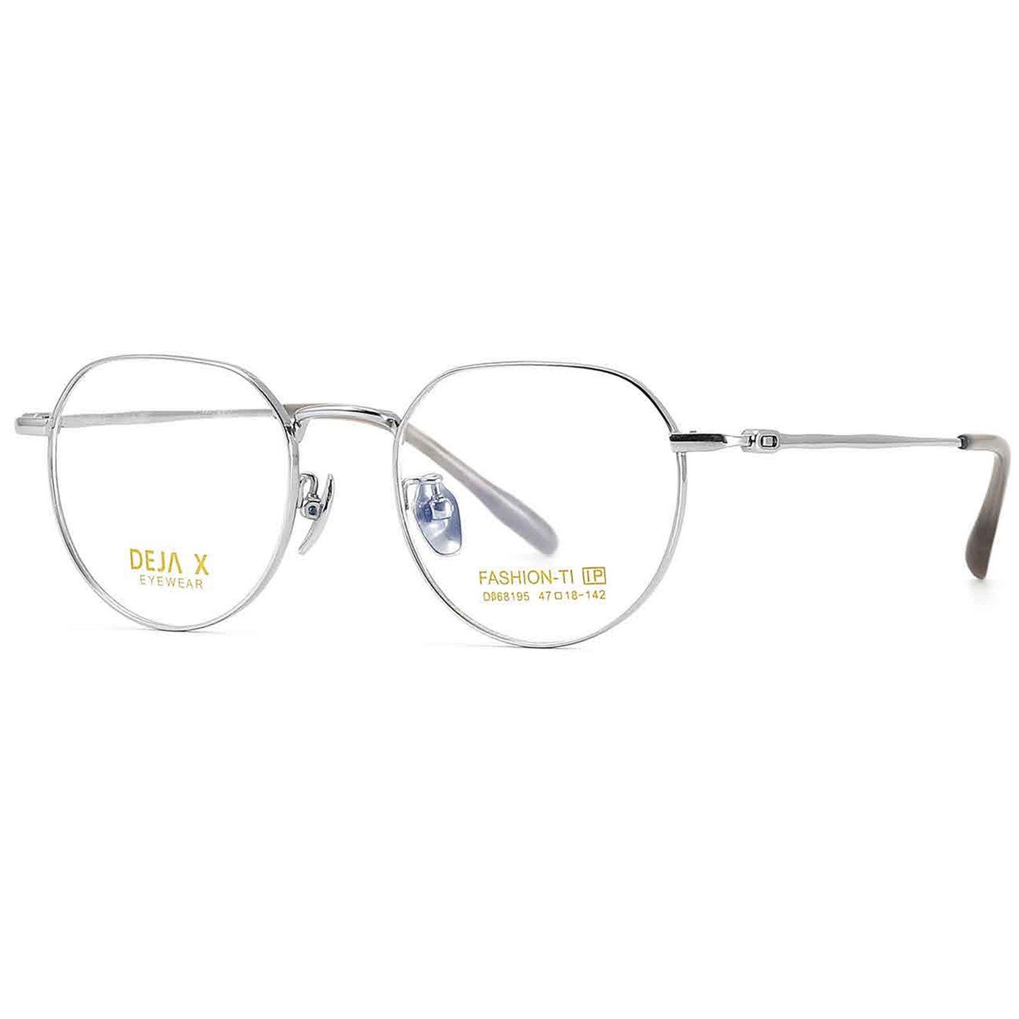 近视纯钛超轻眼镜架小中脸47尺寸可配中高度数时尚流行镜框68195