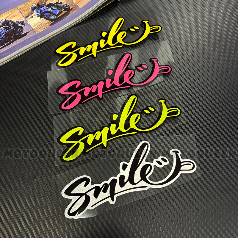 适用铃木本田雅马哈vespa踏板电动摩托车装饰smile车身贴纸贴花