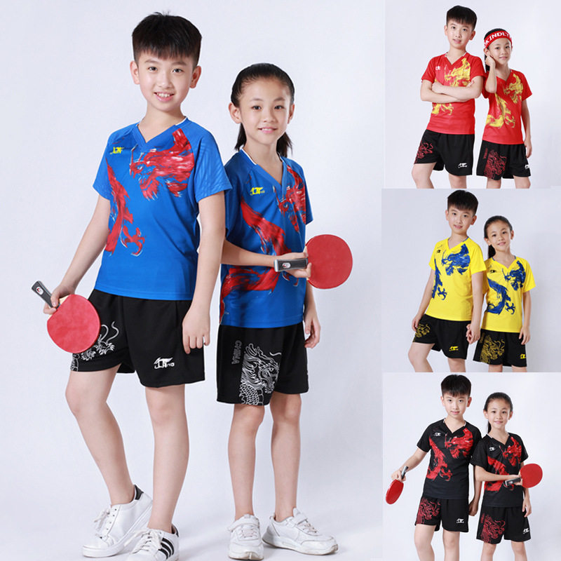 新款儿童乒乓球服女童速干短袖学生训练服男童羽毛球服2133B,运动/瑜伽/健身/球迷用品,乒乓球服,淘宝优惠券,粉丝福利购,淘宝优惠卷