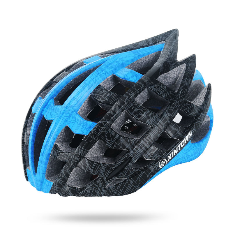 星恒星际头盔山地自行车头盔 一体成型头盔骑行防撞安全帽