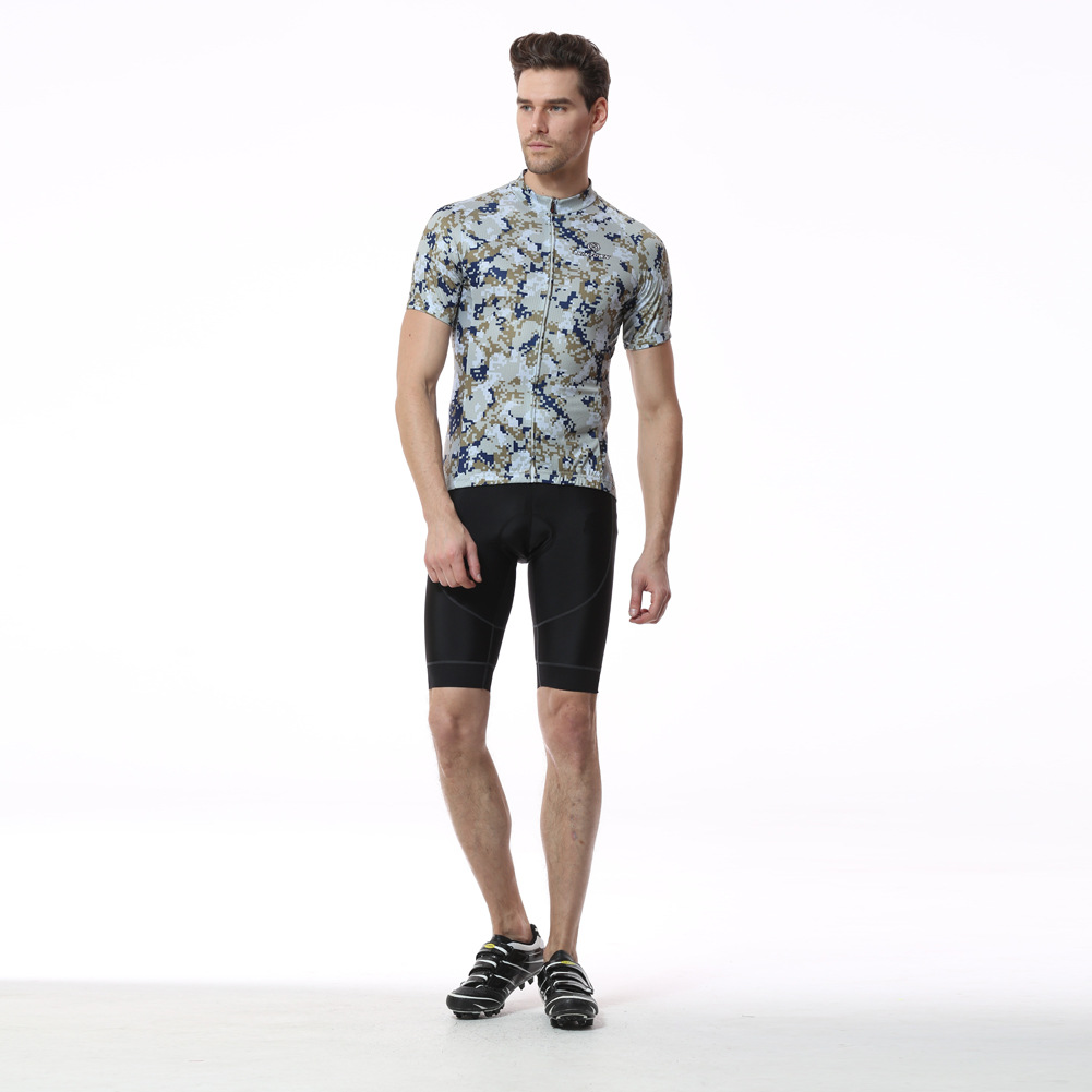 XINTOWN骑行服短袖短裤套装新款夏季短袖套装赛车服男自行车服