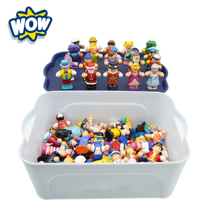 wow惊奇高颜值多角色手绘塑胶玩具人偶40款套装可入口1岁+宝宝