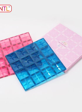 MNTL2片装30厘米大磁力片磁力小车拼搭积木配件底板益智早教积木