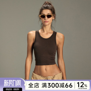 Choc女孩一体织运动内衣女固定杯瑜伽背心普拉提训练跑步健身文胸