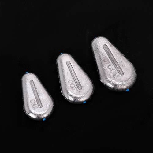 鸡心型铅坠通心坠鱼坠抛竿海竿