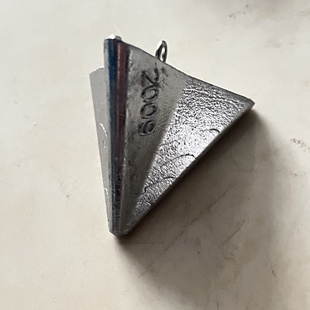 三角铅坠海钓定位铅坠抗流水走水带环铅坠远投铅坠垂钓配件渔具锥