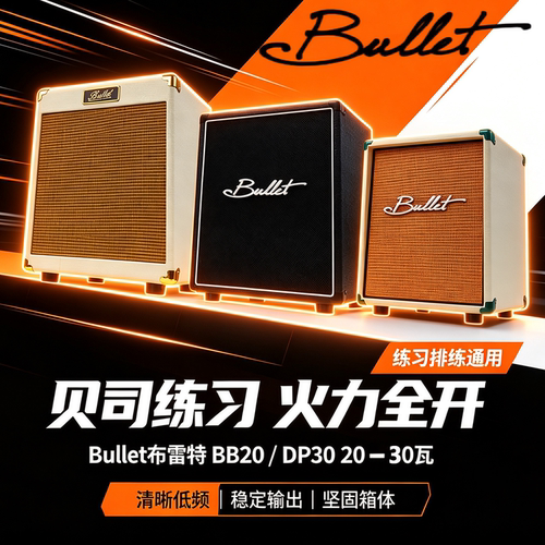 布雷特电贝司三段均衡静音音箱