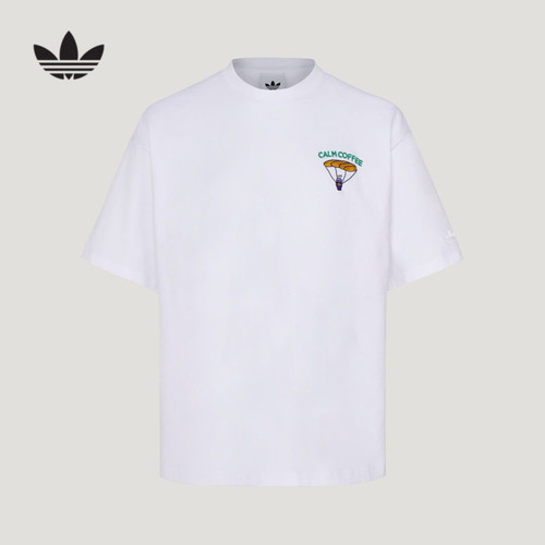 阿迪达斯三叶草短袖男2026夏季休闲宽松圆领透气T恤KY5737 KY5738