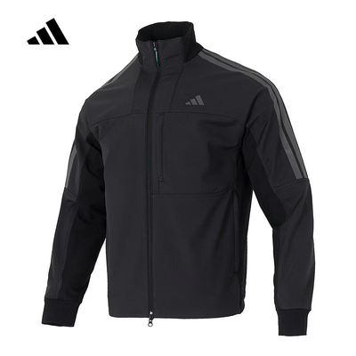 adidas阿迪达斯外套男2026春季三条纹运动梭织夹克KR0932 KR2533