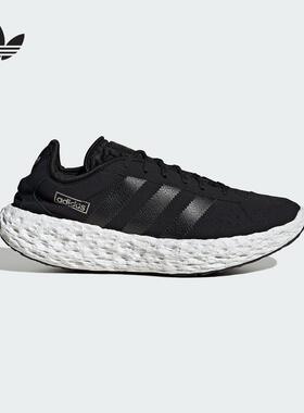 adidas阿迪达斯三叶草男女鞋2025夏季ZPONGE轻便运动跑步鞋JQ2547