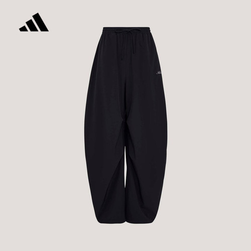adidas阿迪达斯运动裤女26春舞动系列梭织宽松长裤KX8931 KX8932