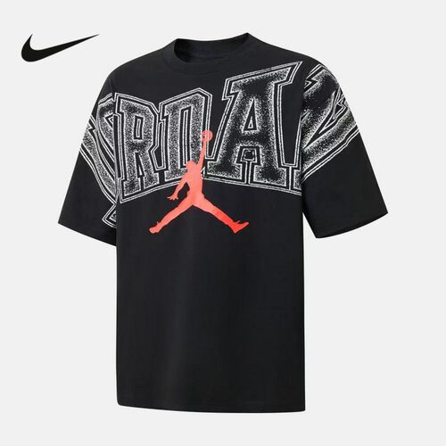 Nike耐克运动短袖男2026夏Jordan宽松圆领透气印花T恤IQ0709-010
