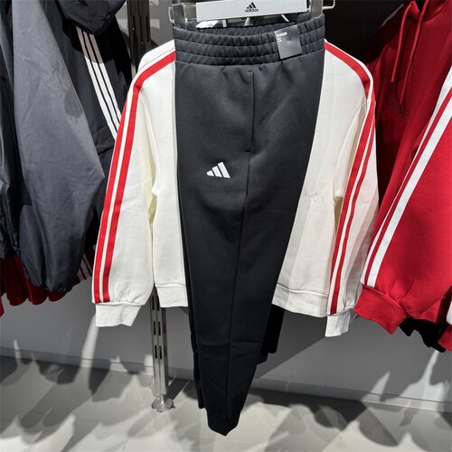 adidas阿迪达斯女裤2025春季新款卫裤休闲针织小脚运动长裤JZ6280