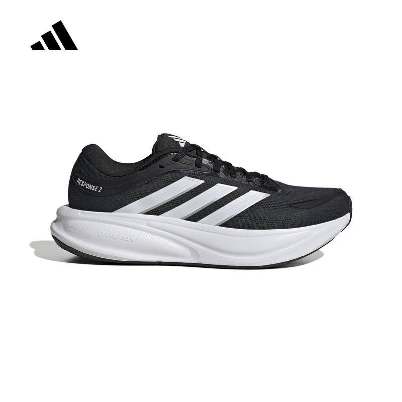 adidas阿迪达斯男鞋2026春RESPONSE 2 M透气轻便运动跑步鞋KJ1748