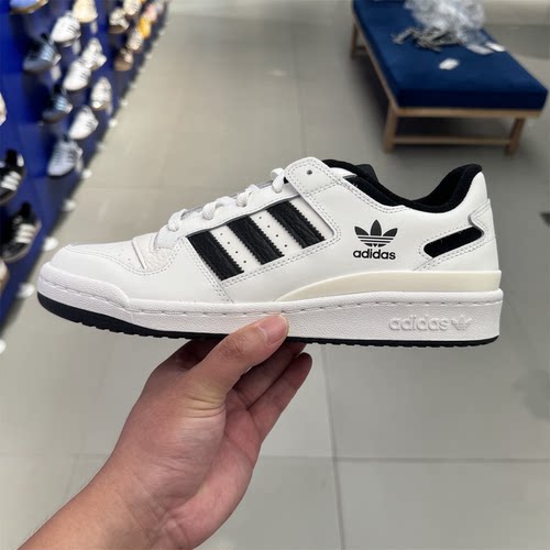 阿迪达斯三叶草男女鞋2025秋FORUM LOW CL SHOES运动休闲鞋IH7830