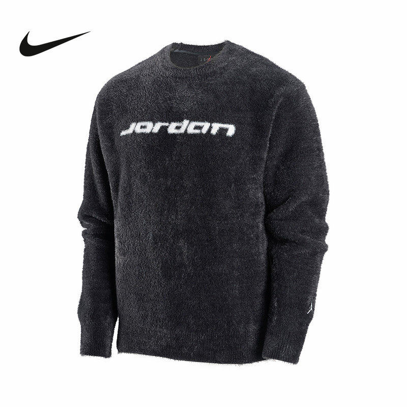 Nike耐克运动卫衣男2026春季Jordan柔软毛绒运动套头衫IF1828-010