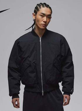 NIKE耐克棉服男2026春季棒球服休闲运动外套飞行员夹克IH0872-010