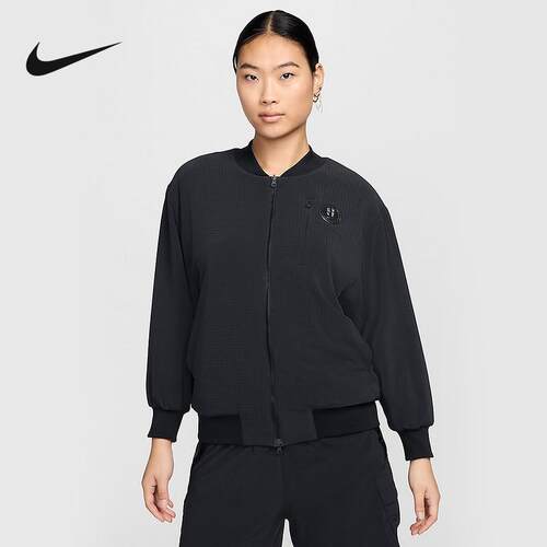 Nike耐克外套女2024秋季新款棒球服双面穿运动防风夹克FV3165-010