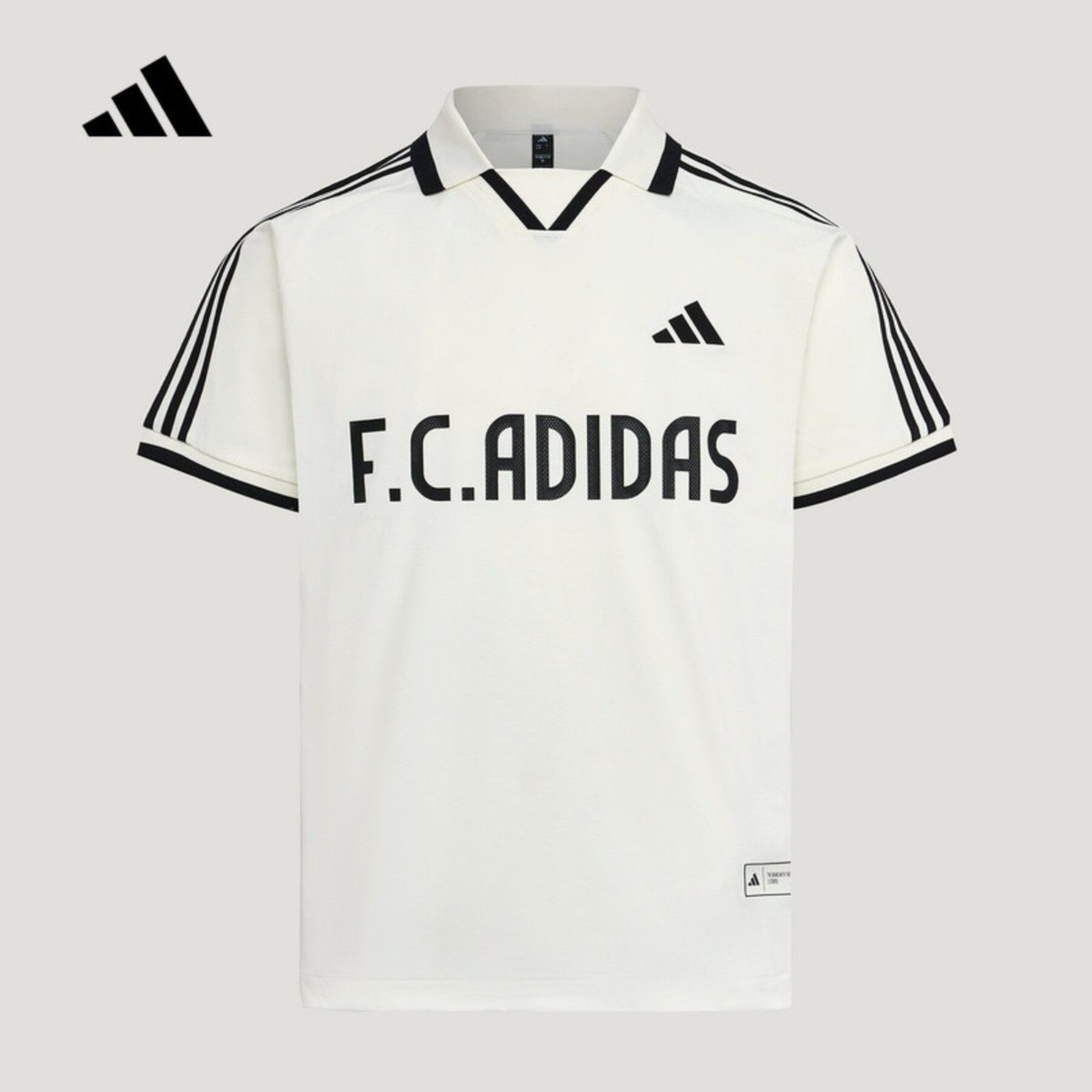 adidas阿迪达斯短袖男2026秋足球文化宽松POLO衫T恤LE2624 LE2623