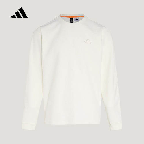 adidas阿迪达斯卫衣男2026春季休闲宽松圆领套头衫KR2542 KR2541