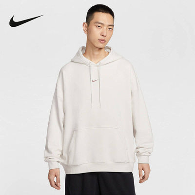 Nike耐克卫衣男2026春宽松印花运动休闲保暖连帽套头衫IR0103-030