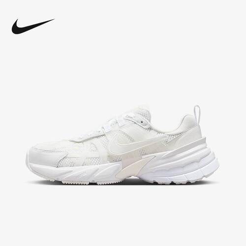 NIKE耐克女鞋25夏季V2K RUN网面透气运动鞋复古跑步鞋HJ5269-100