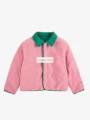 Bc Green Clover Lapel Lamb Wool Reversible Jacket