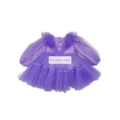 Ras Smoke Purple Mesh Dress (Ready in Stock)