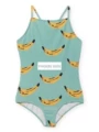 Bo Blue Banana One-Piece Swimsuit (Comes with Swimming Cap)
