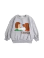 Bc Gray Cartoon Villain Sweatshirt