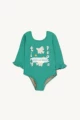 Tc Green Seagull Long-Sleeve One-Piece Swimsuit (in Stock)