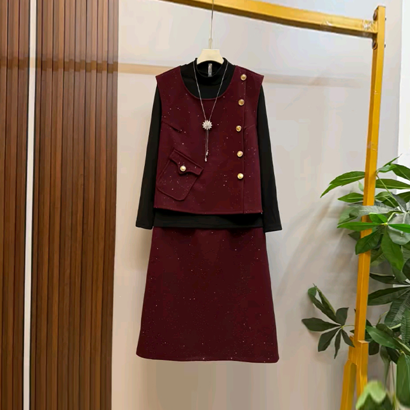 胖妹妹通勤风显瘦三件套