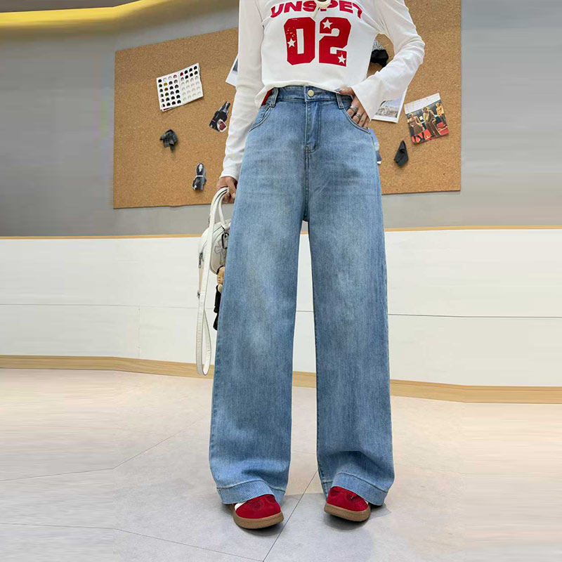 加大码女装卡通兜后腰松紧腰阔腿裤胖妹妹欧式减龄显瘦宽松牛仔裤,女装/女士精品,大码裤装,淘宝优惠券,粉丝福利购,淘宝优惠卷