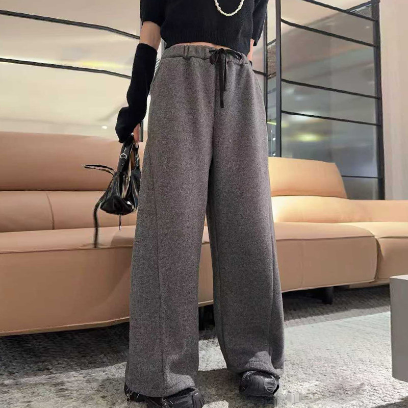 加肥大码女装松紧腰裤脚抽绳长裤宽松遮胯胖妹妹韩版减龄休闲卫裤,女装/女士精品,大码裤装,淘宝优惠券,粉丝福利购,淘宝优惠卷