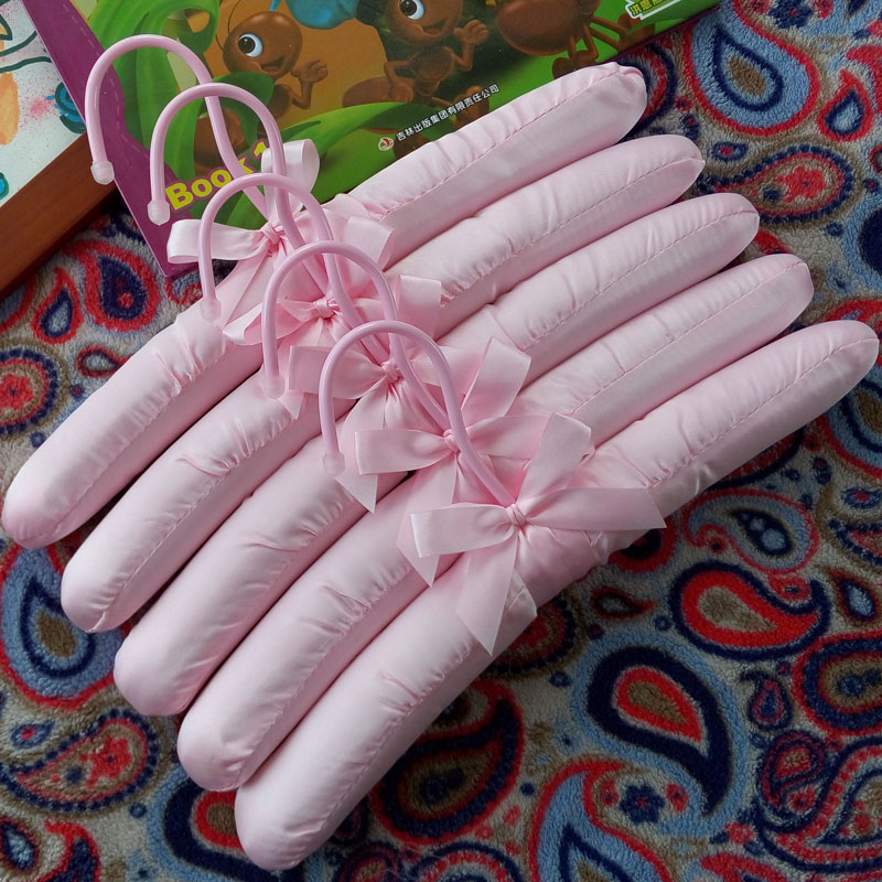 儿童衣架棉30厘米无痕布面衣挂