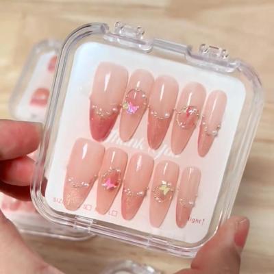 纯手工光疗穿戴甲美甲贴片