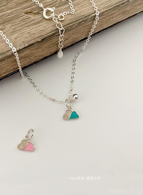 Kaylas925银儿童原创项链定制