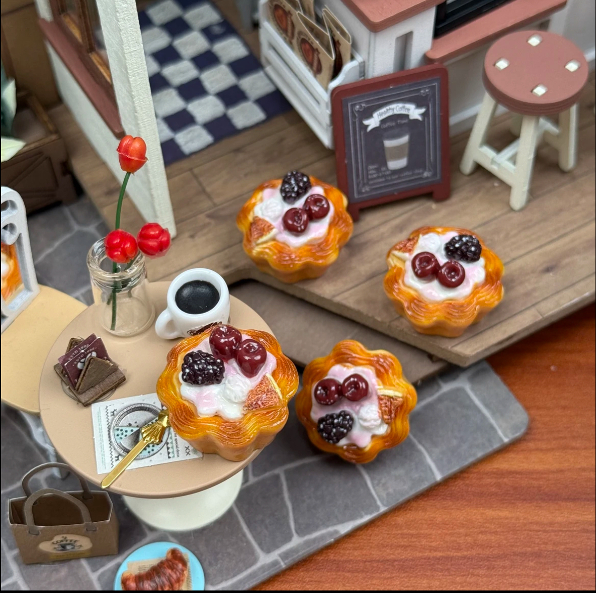 thumbnail for In March, each custom food and play collection Cartoon simulation resin accessories Food play miniature accessories are inedible