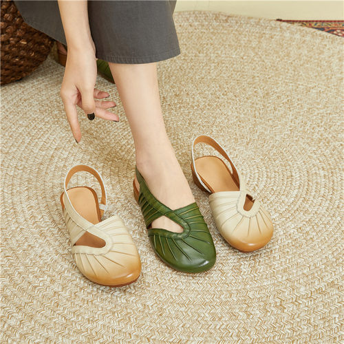 平跟凉鞋镂空夏新款民族风