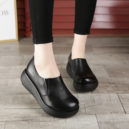 厚底新款套脚原创皮鞋