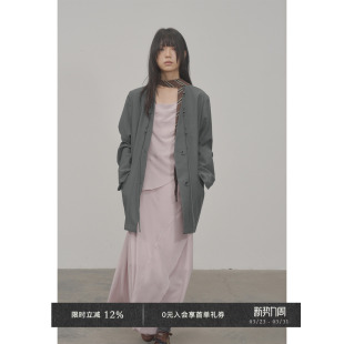 Veega 不对称设计感活页飘逸吊带连衣裙 Chic