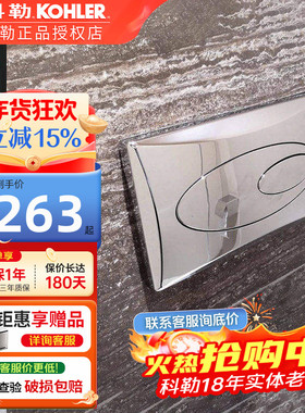 科勒原装正品瑞舒气动隐藏水箱面板K-6283T-CP