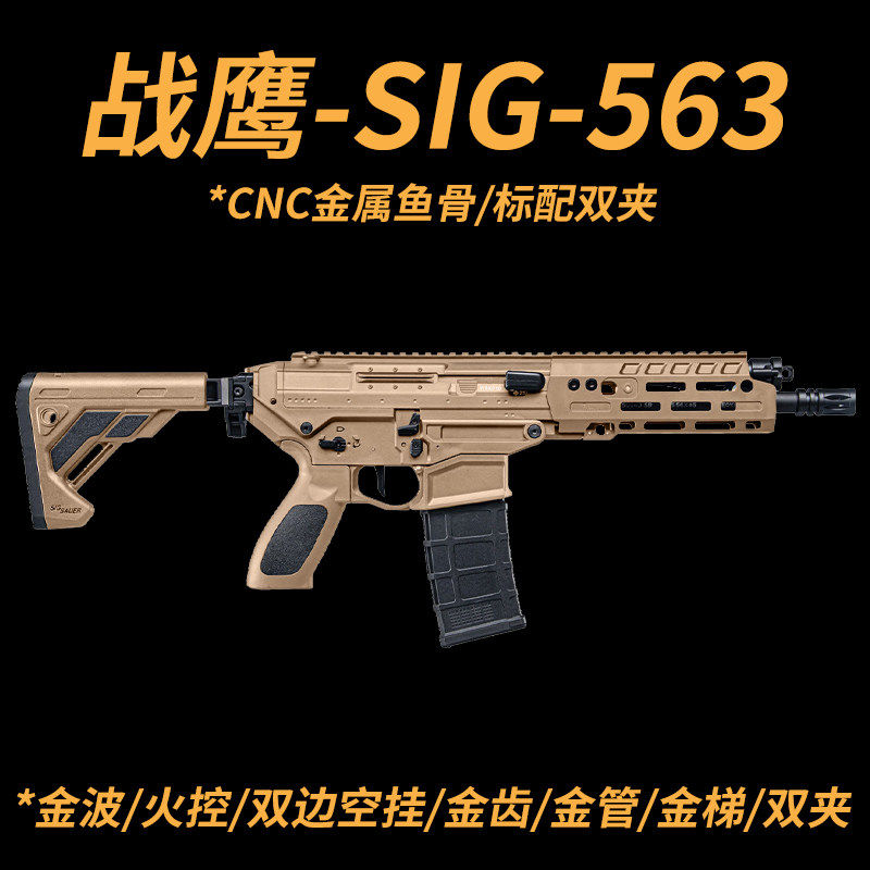 战鹰SIG 563火控版西格绍尔玩具枪CS突击步枪三角洲wargame发射器图片