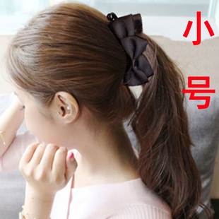 香蕉夹小号发量少防滑蝴蝶结竖夹发卡马尾发夹气质小发量抓夹头饰