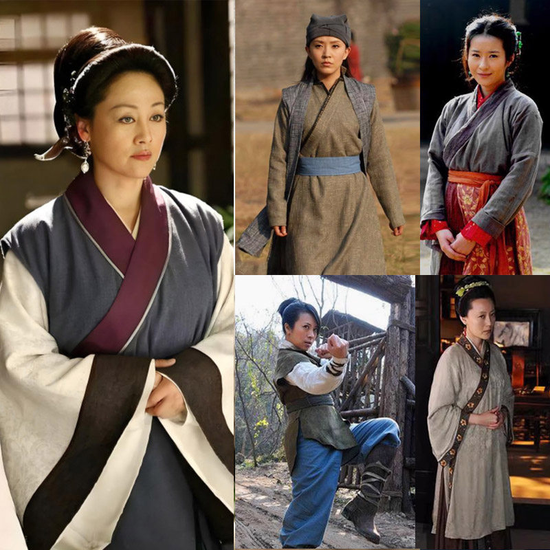 古装群演平民百姓村姑路人女款夫人老太太侠女秦朝汉朝唐朝演出服