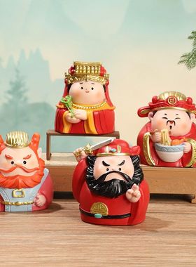 工位礼品防小人文创如果装饰品手办摆件钟馗国潮神仙创意妈祖桌面